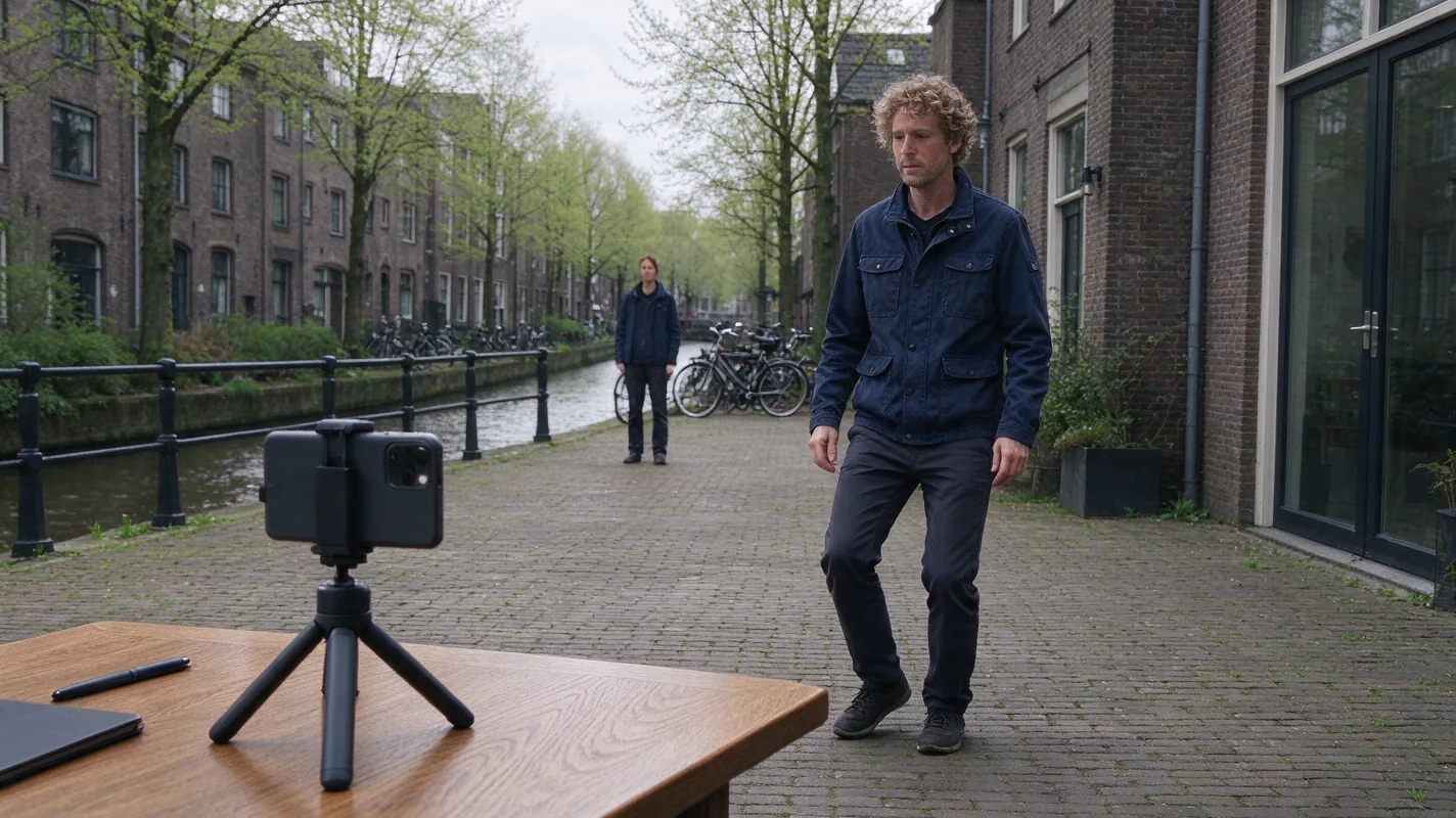 Plug Walk AI Filter voor Reels: beeldkader en captions